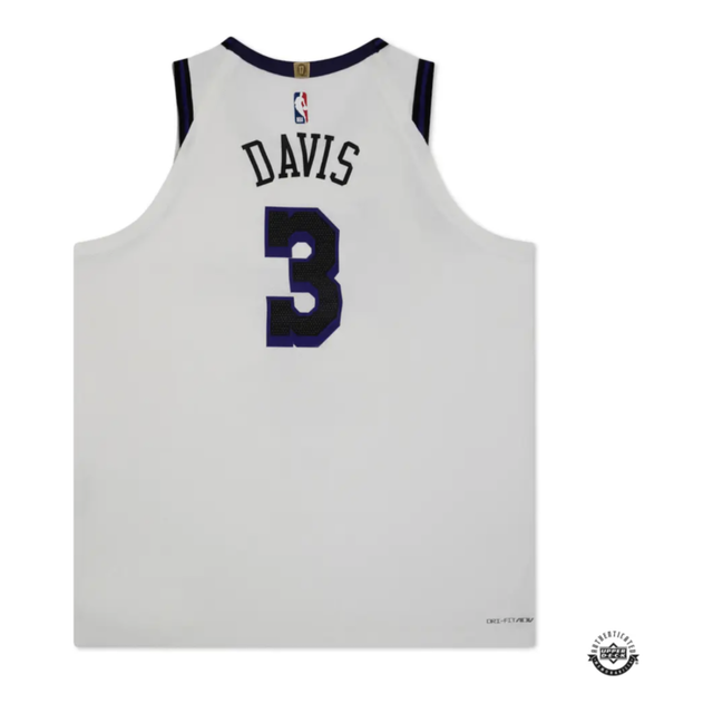 Anthony Davis Autographed 22-23 Los Angeles Lakers Ins. City of Angels Auth. Nike Jersey UDA