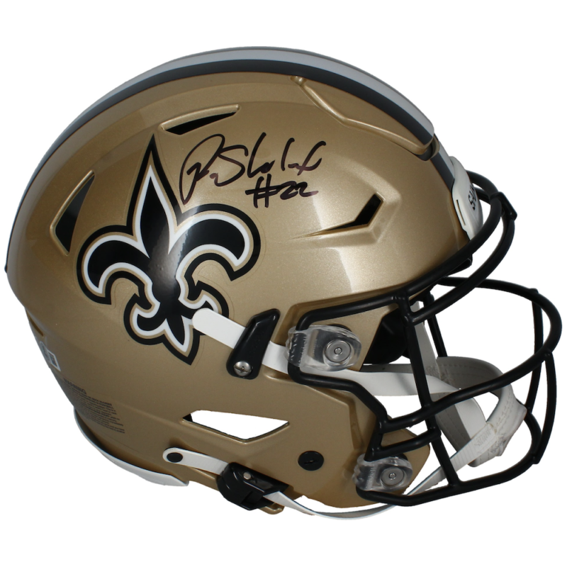 Rashid Shaheed Autographed New Orleans Saints Authentic Speedflex Helmet Beckett