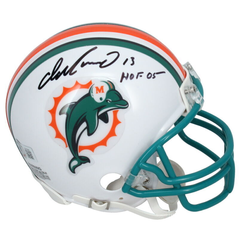 Dan Marino Autographed "HOF 05" Miami Dolphins VS4R Mini Helmet Beckett