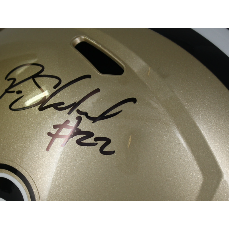 Rashid Shaheed Autographed New Orleans Saints Full Size Speed Helmet Beckett