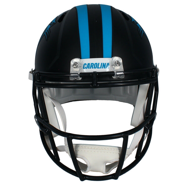 Ja'Tavion Sanders Autographed Carolina Panthers Alternate Full Size Speed Helmet Beckett