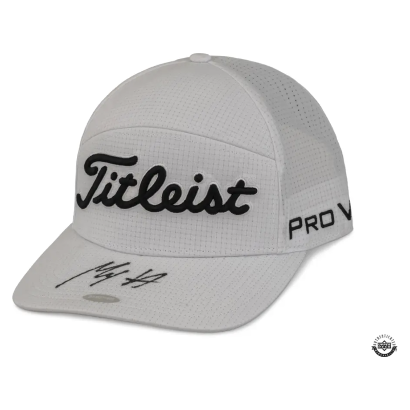 Max Homa Autographed Titleist White Hat UDA