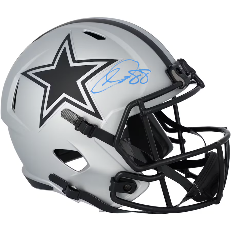 CeeDee Lamb Autographed Dallas Cowboys 'RAVE' Full Size Speed Helmet Fanatics