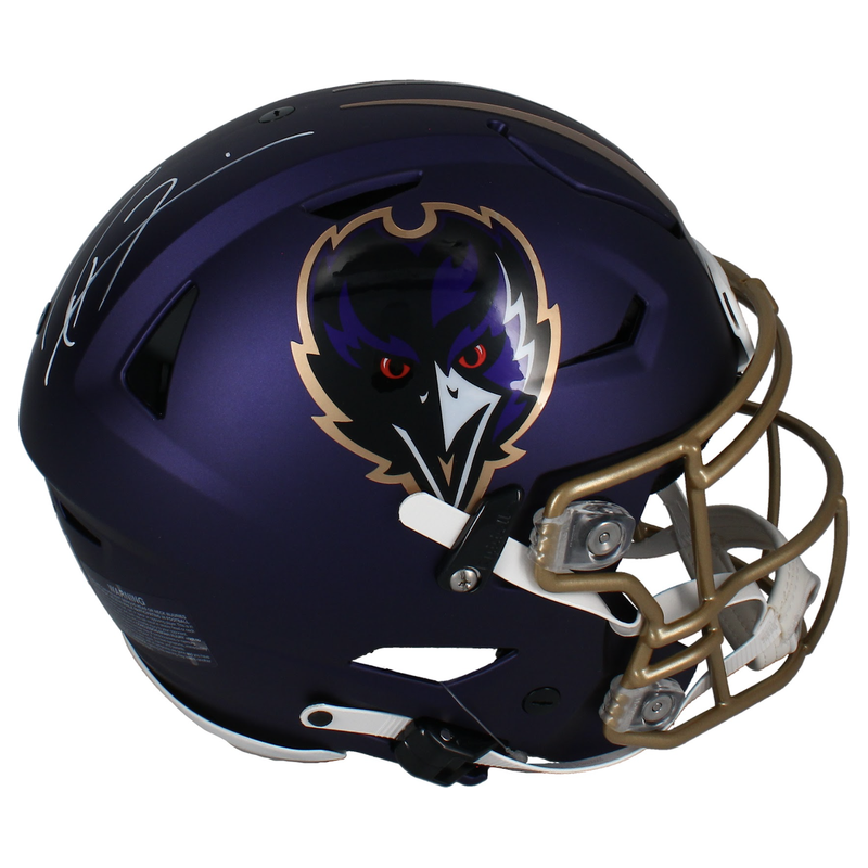 Ray Lewis Autographed Ravens Alternate Authentic Speedflex Helmet Beckett