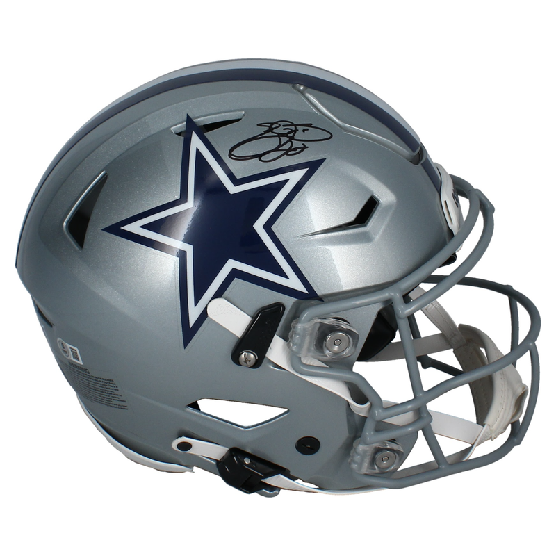 Emmitt Smith Autographed Dallas Cowboys Authentic Speedflex Helmet Beckett