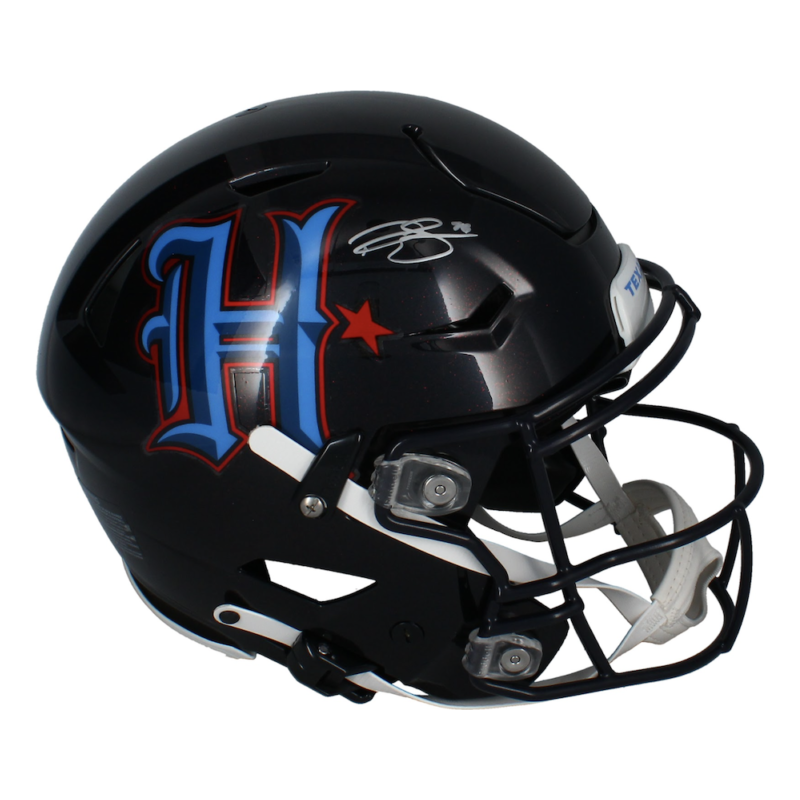 Dalton Schultz Autographed Texans H-Town Authentic Speedflex Helmet Beckett