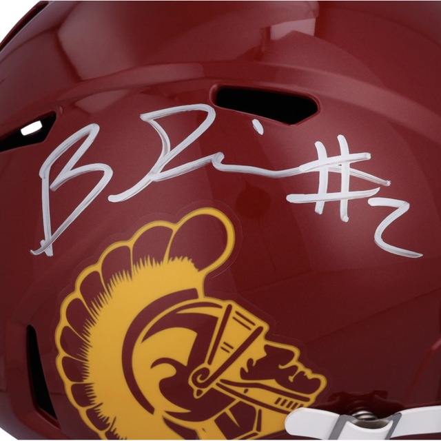 Brenden Rice Autographed USC Trojans Full Size Speed Helmet Fanatics