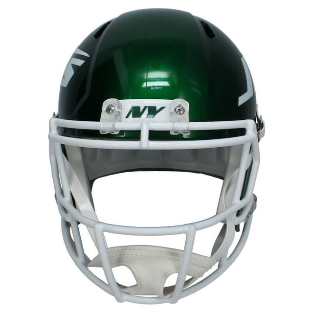 Garrett Wilson Autographed New York Jets 2024 Full Size Speed Helmet Fanatics