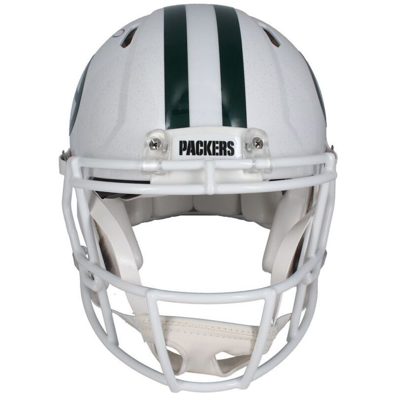 Brett Favre Autographed Packers White Alternate Authentic Speed Helmet Beckett