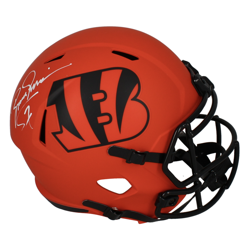 Boomer Esiason Autographed Cincinnati Bengals Full Size 'RAVE' Helmet Beckett