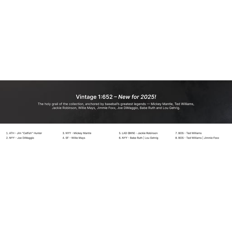 (Babe Ruth, Ohtani) 2025 MLB Under Wraps Autographed Baseball Fanatics Vol. 2