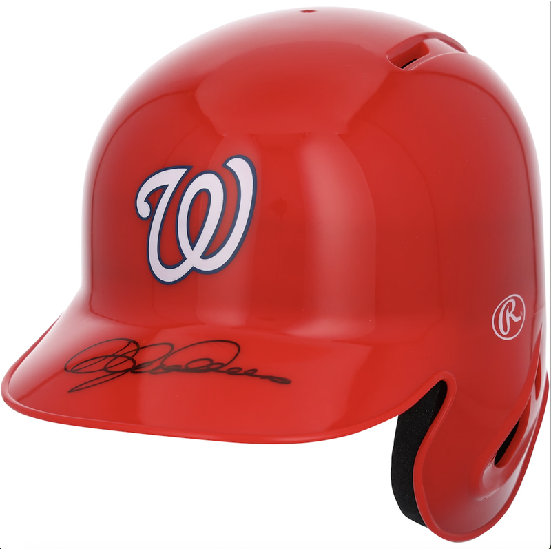 Dylan Crews Autographed Washington Nationals Mini Batting Helmet Fanatics