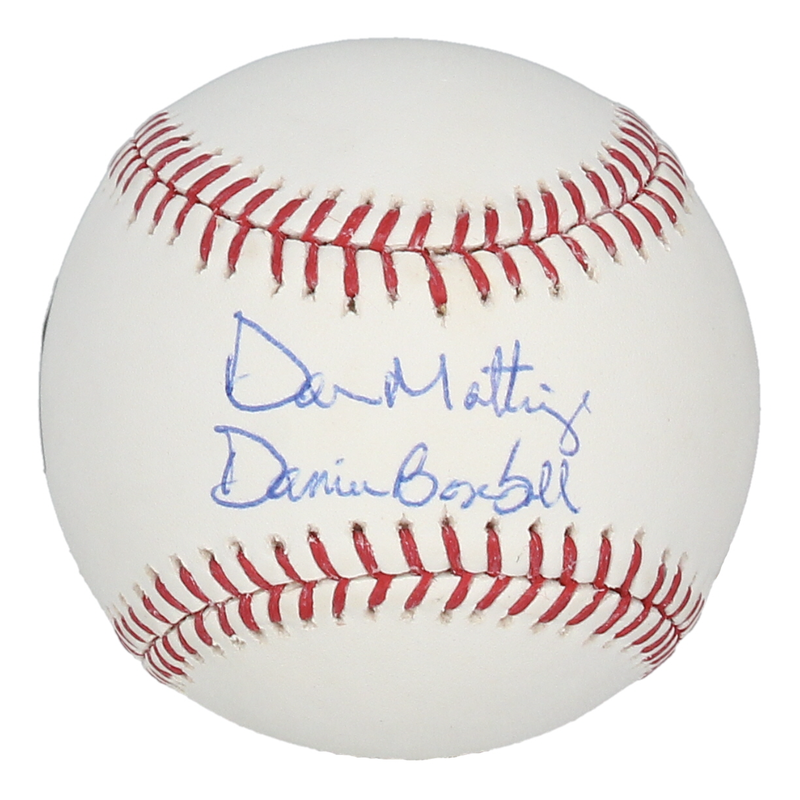 Don Mattingly Autographed / Inscribed Yankees Official Baseball Steiner