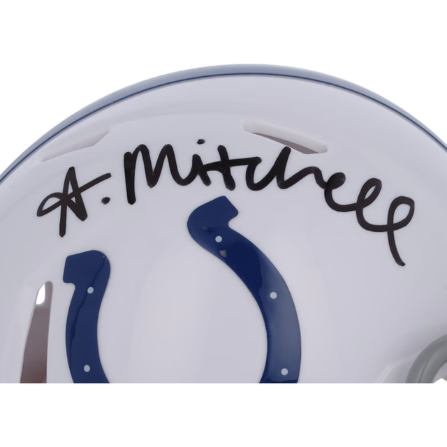 Adonai Mitchell Autographed Indianapolis Colts Mini Speed Helmet Fanatics