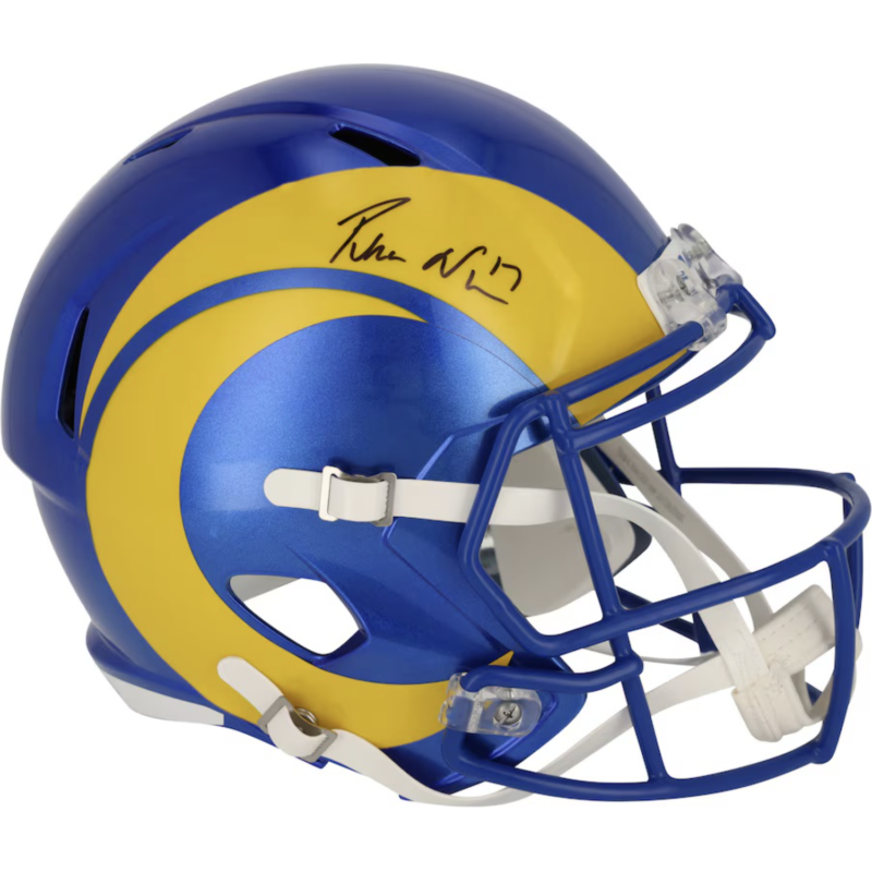 Puka Nacua Autographed Los Angeles Rams Full Size Speed Helmet Fanatics