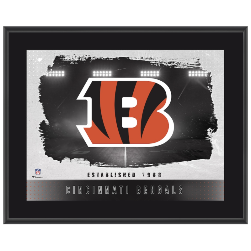 Cincinnati Bengals Team Logo 10.5" x 13" Sublimated Plaque Fanatics