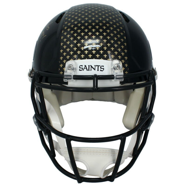 Rashid Shaheed Autographed New Orleans Saints "Who Dat" Saints Alt. Speed Authentic Helmet Beckett