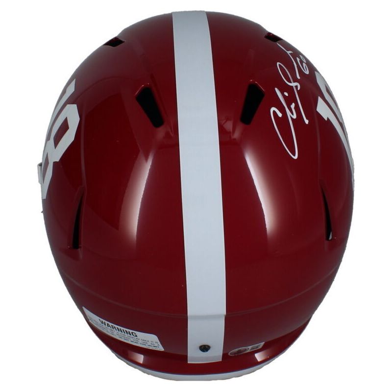 Chris Samuels Autographed Alabama Crimson Tide Full Size Speed Helmet Beckett