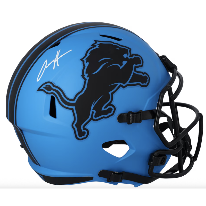 Aidan Hutchinson Autographed Detroit Lions RAVE Full Size Speed Helmet Fanatics