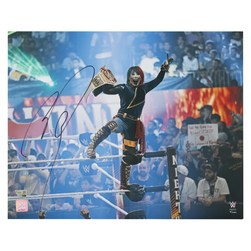 Asuka Autographed WWE 2023 Night of Champions 16" x 20" Photograph Fanatics