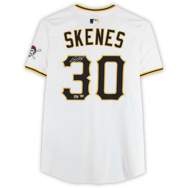 Paul Skenes Autographed Pittsburgh Pirates White Nike Elite Jersey Fanatics
