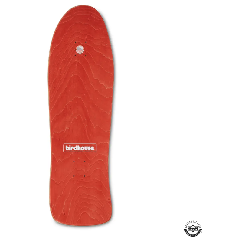 Tony Hawk Signed Birdhouse Vulture Pink Stain Old School Skateboard Deck UDA