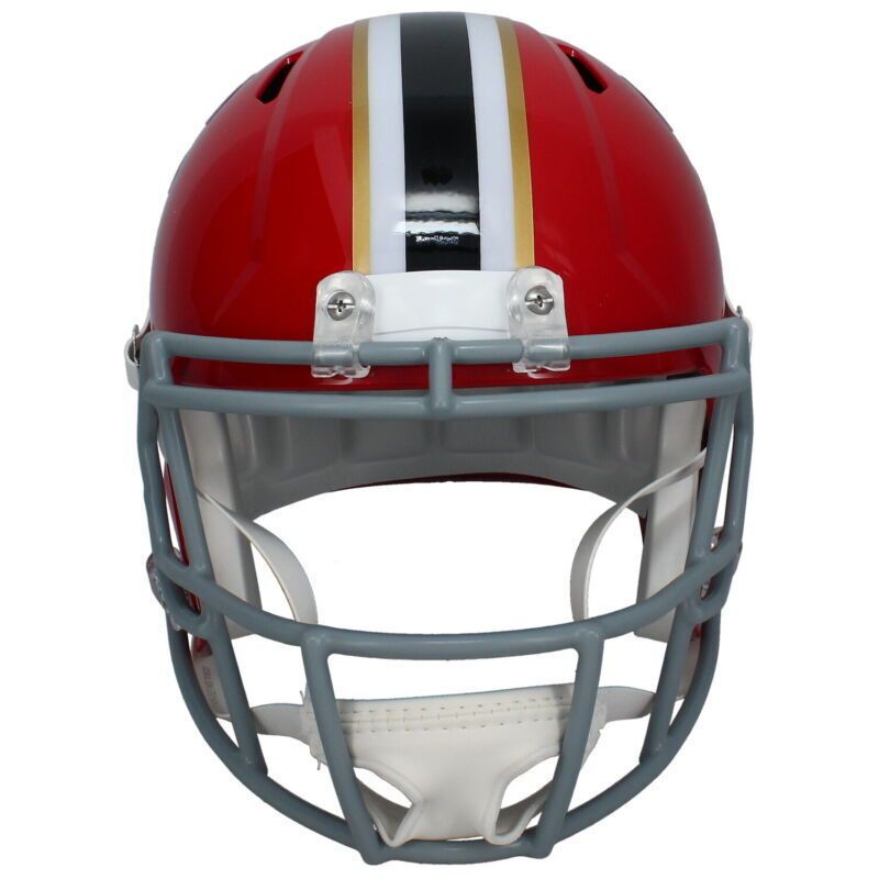 Michael Penix Jr. Autographed Falcons Throwback Full Size Speed Helmet Beckett