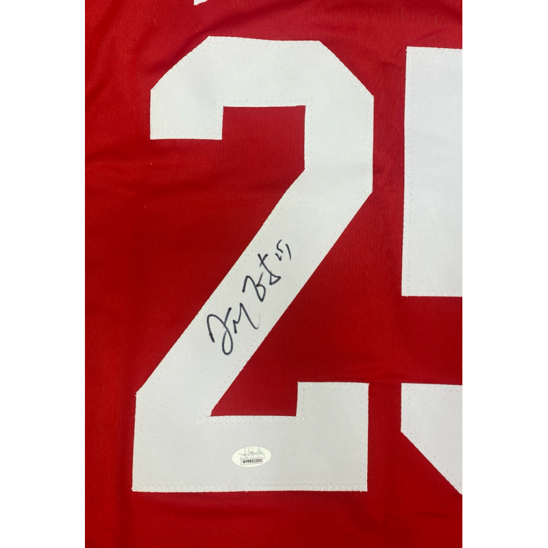 Darren McCarty Autographed Detroit Red Wings Red #23 Custom Hockey Jersey JSA Witnessed