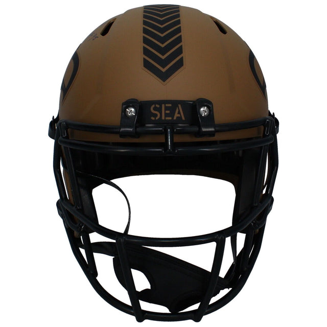 Steve Largent Autographed "HOF 95" Seattle Seahawks Speed Full Size STS Helmet Beckett