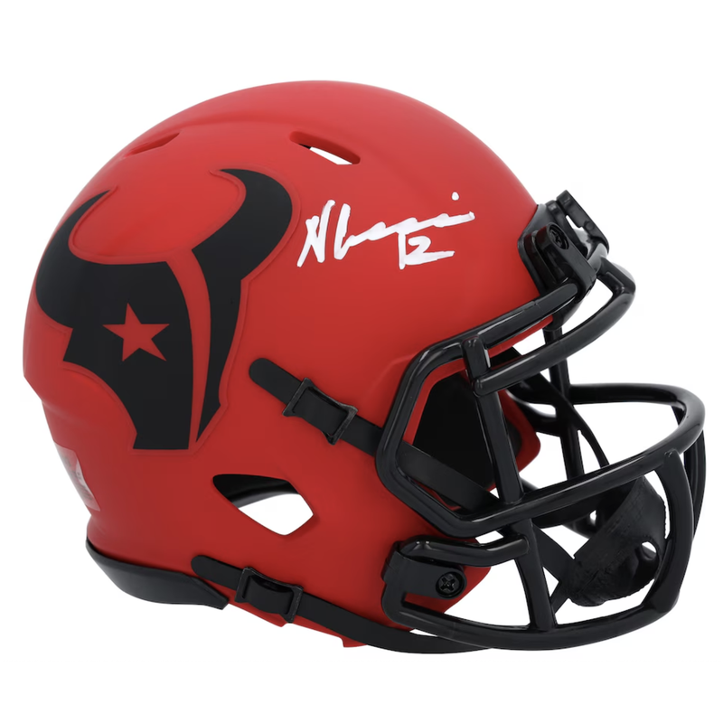 Nico Collins Autographed Houston Texans RAVE Speed Mini Helmet Fanatics