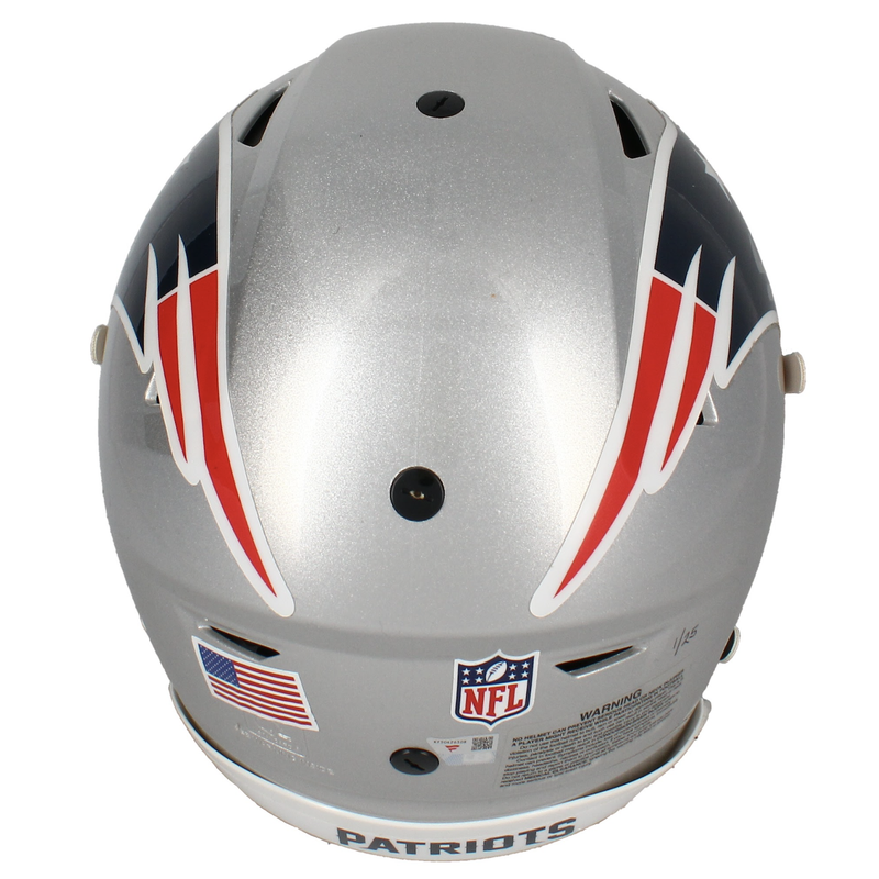 Tom Brady Autographed "LFG" Patriots SpeedFlex Helmet Fanatics LE 1/25