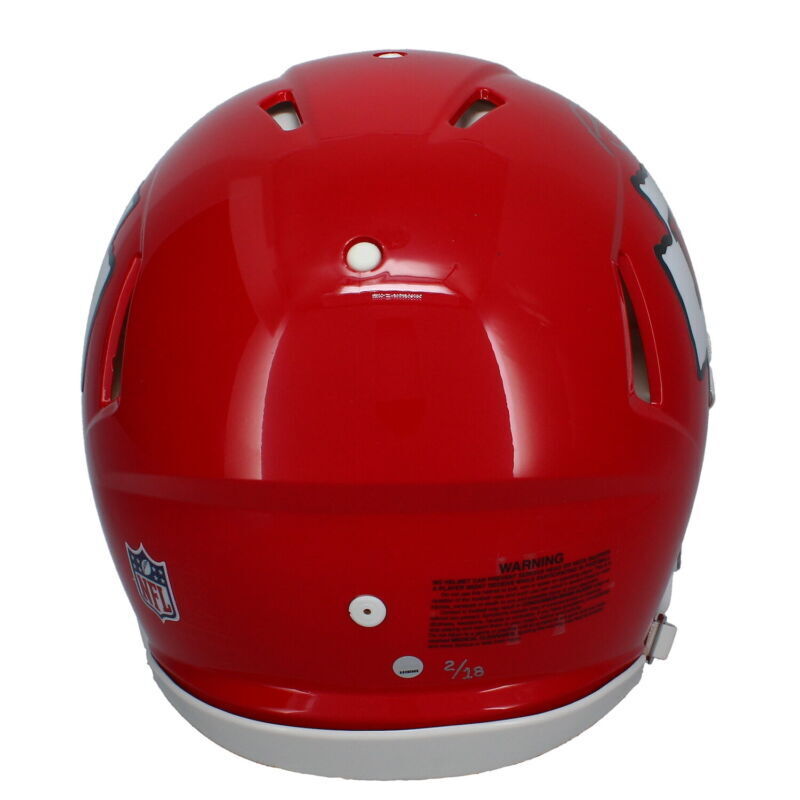 Patrick Mahomes Autographed "18 MVP" Chiefs Speed Authentic Helmet STEINER LE 18