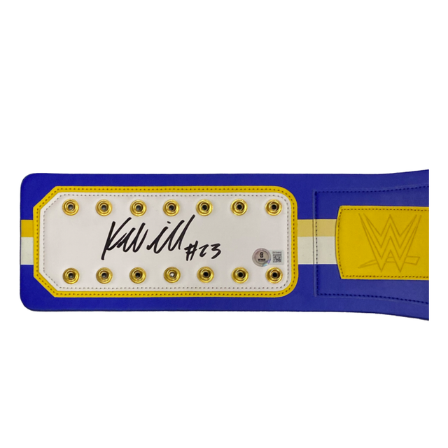 Kyren Williams Autographed Los Angeles Rams Championship Belt Beckett