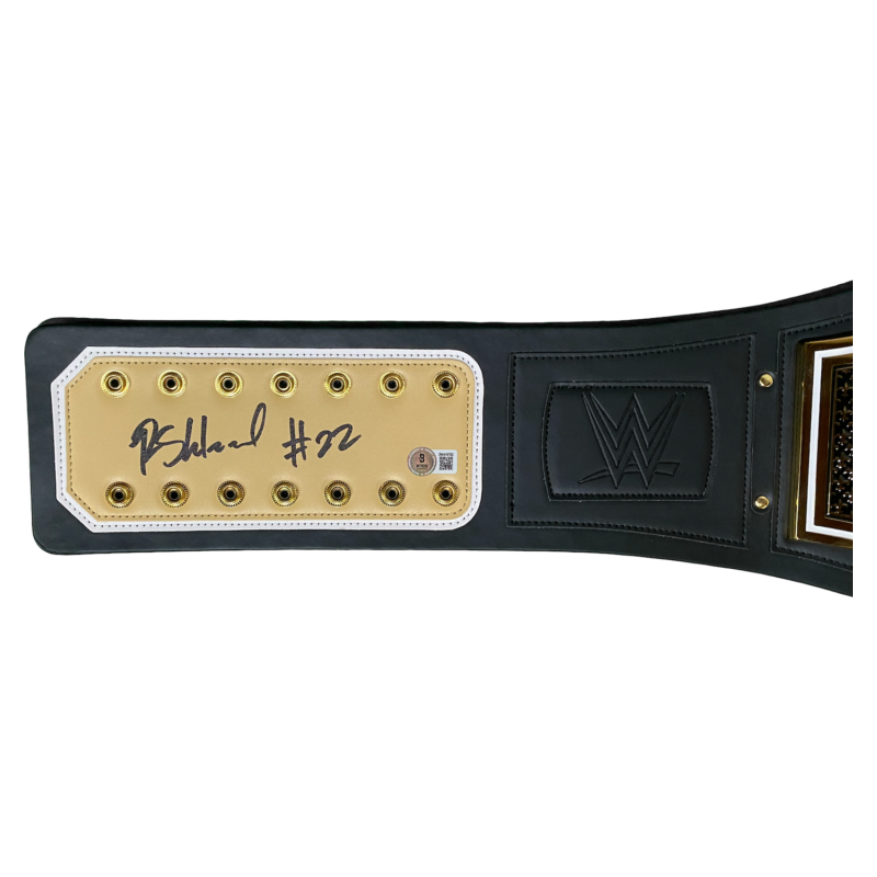 Rashid Shaheed Autographed New Orleans Saints "Geaux Saints!" Championship Title Belt Beckett