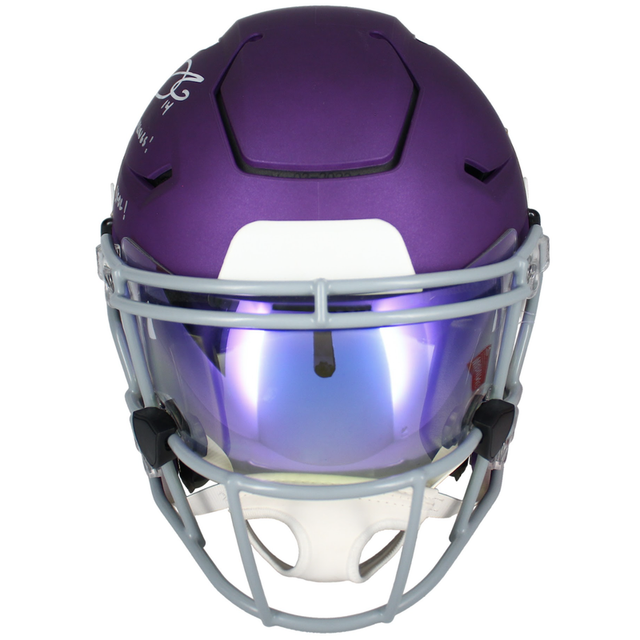 Sam Darnold Autographed / Inscribed Minnesota Vikings Speed Flex Helmet Fanatics