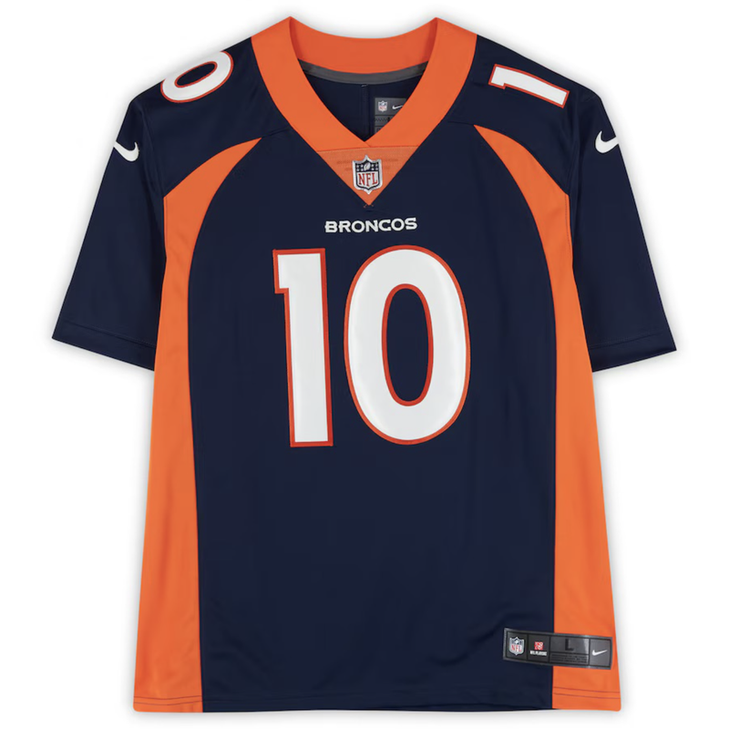 Bo Nix Autographed Denver Broncos Navy Limited Jersey Fanatics