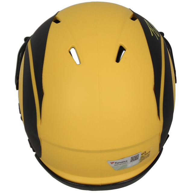 Puka Nacua Autographed Los Angeles Rams 'RAVE' Mini Speed Helmet Fanatics