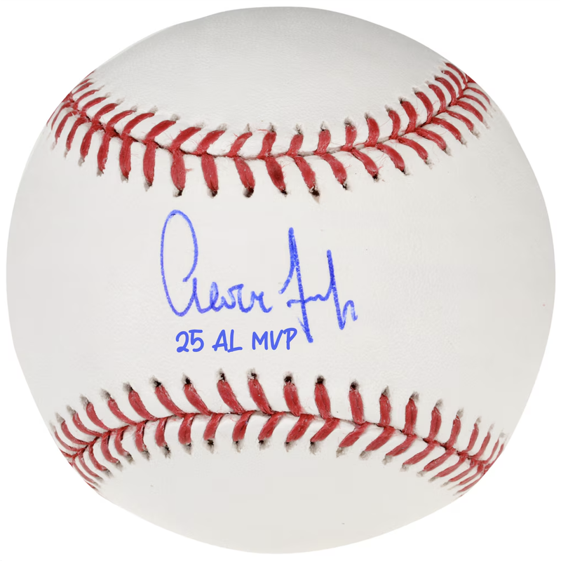 Aaron Judge Autographed Yankees "25 AL MVP" Official Baseball Fanatics