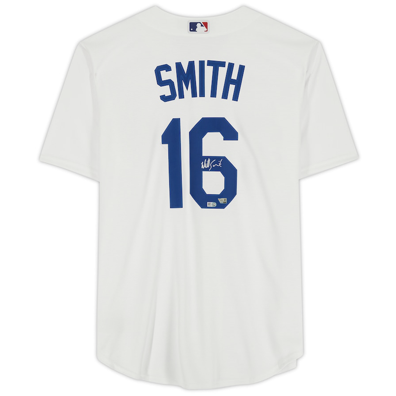 Will Smith Autographed Los Angeles Dodgers White Nike Jersey Fanatics