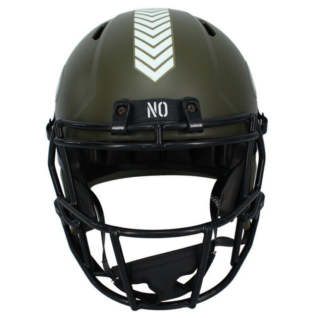 Rashid Shaheed Autographed New Orleans Saints 2022 STS Full Size Speed Helmet Beckett