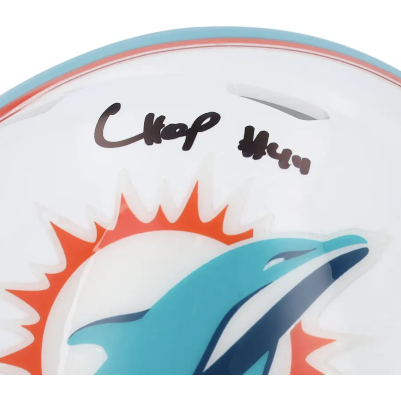 Chop Robinson Autographed Miami Dolphins Mini Speed Helmet Fanatics