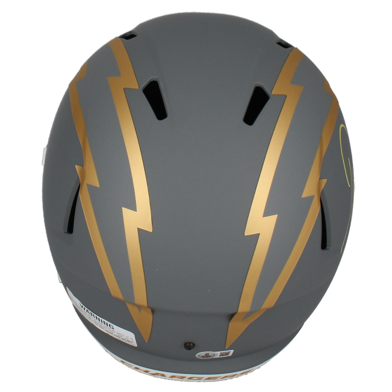 Antonio Gates Autographed Chargers 'Slate' Full Size Speed Helmet Beckett