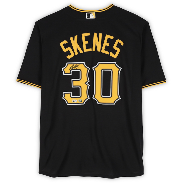 Paul Skenes Autographed Pittsburgh Pirates Black Nike Jersey Fanatics
