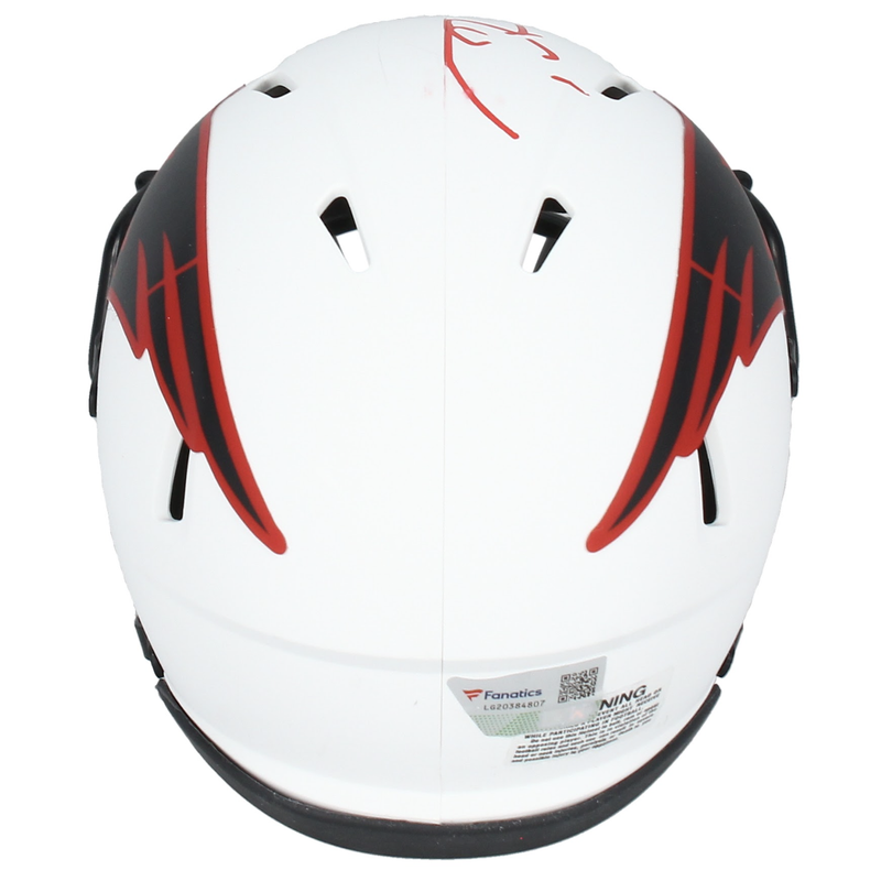 Tom Brady Autographed Patriots Lunar Eclipse Mini Speed Helmet Fanatics
