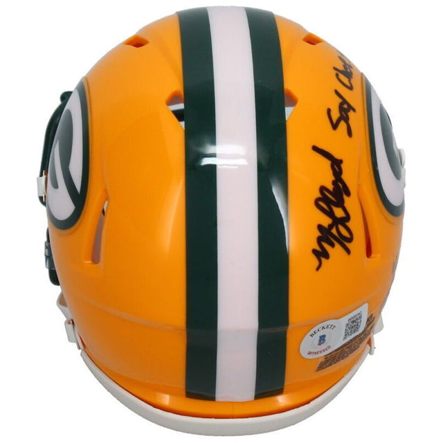 MarShawn Lloyd Autographed "Say Cheese" Packers Mini Helmet Beckett GDL LE 1/32