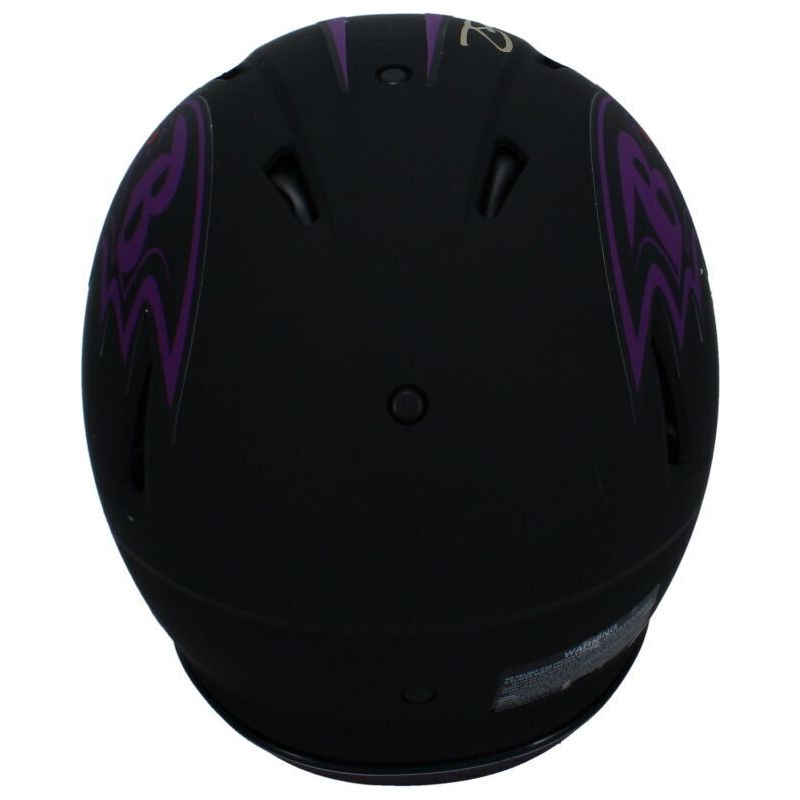 Zay Flowers Autographed Baltimore Ravens Eclipse Authentic Speed Helmet JSA