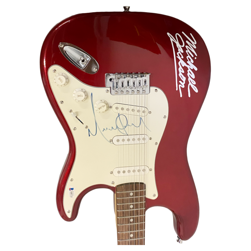 Michael Jackson Autographed New York Pro Official Guitar Beckett