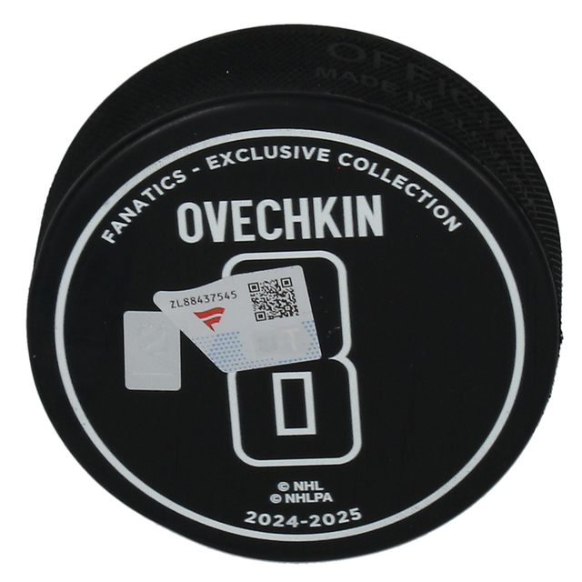 Alexander Ovechkin Autographed Capitals 895th Goal Hockey Puck LE 895 Fanatics
