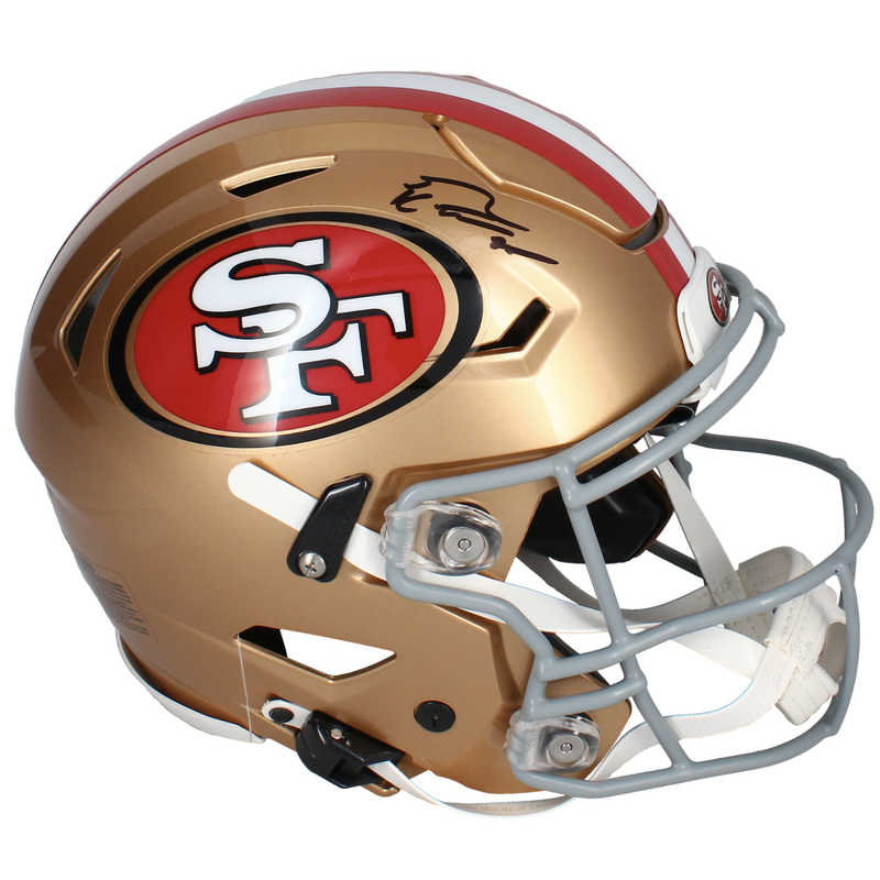 George Kittle Autographed San Francisco 49ers Speedflex Helmet Beckett