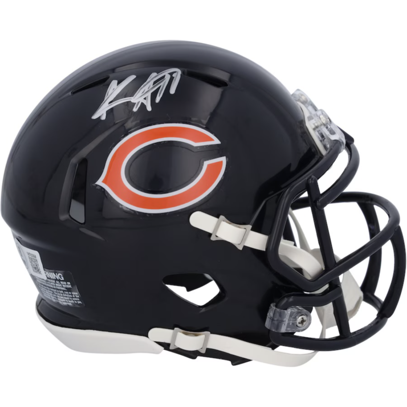 Keenan Allen Autographed Chicago Bears Mini Speed Helmet Fanatics